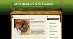 Desktop Screenshot of massotherapielucillecarreau.com